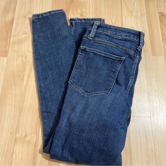 Calvin Klein Womens Dark Wash Mid Rise Skinny Jeans Size 4 - Picture 7 of 7